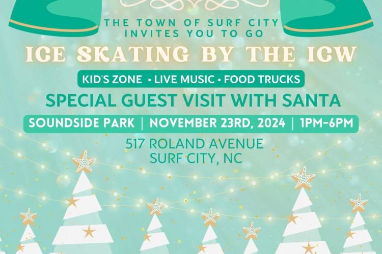 Surf City's Christmas tree lighting at Sound Side park.